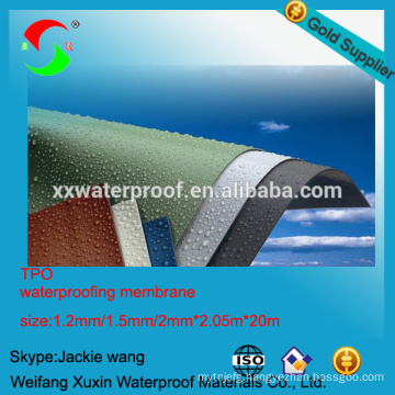 good quality TPO waterproof membrane for roofs